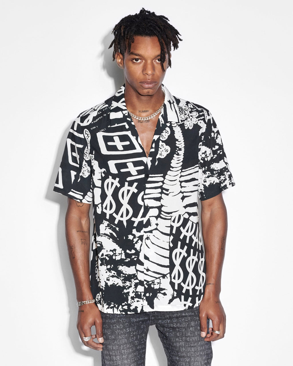 MENS IKONIK RESORT SS SHIRT MULTI SHIRTS