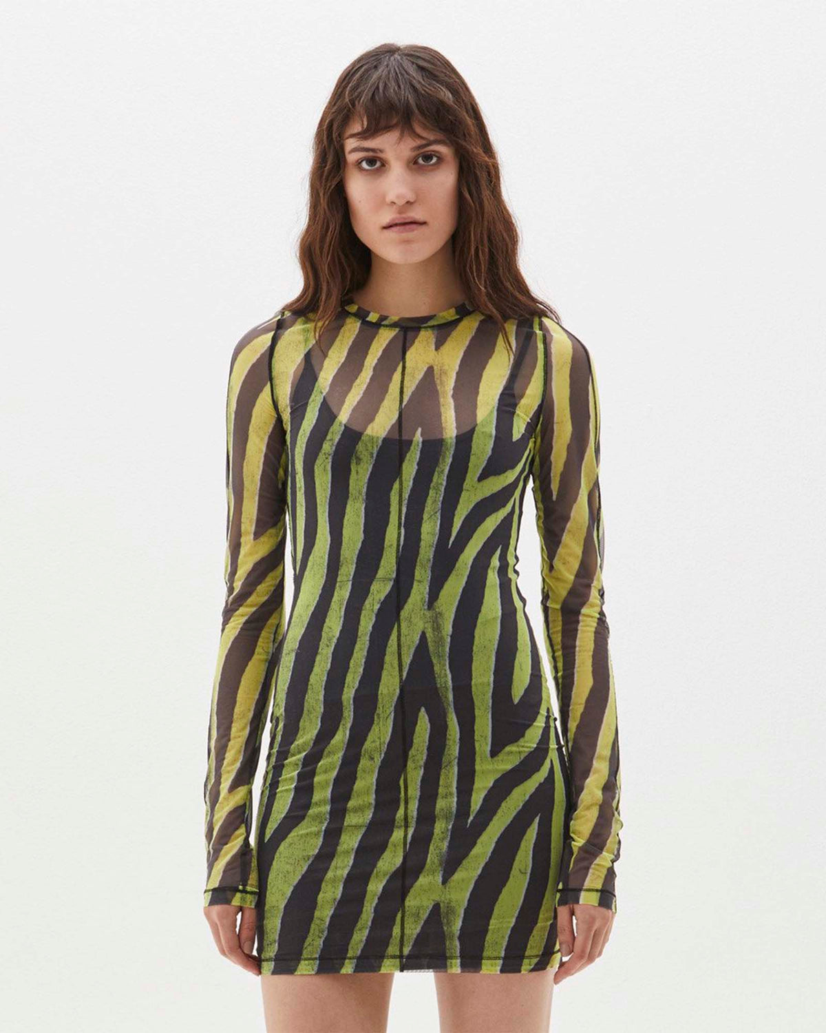 THE ANIMAL LS MESH DRESS